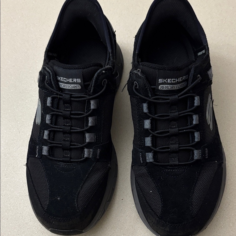 Skechers Black and Gray Trail Shoes